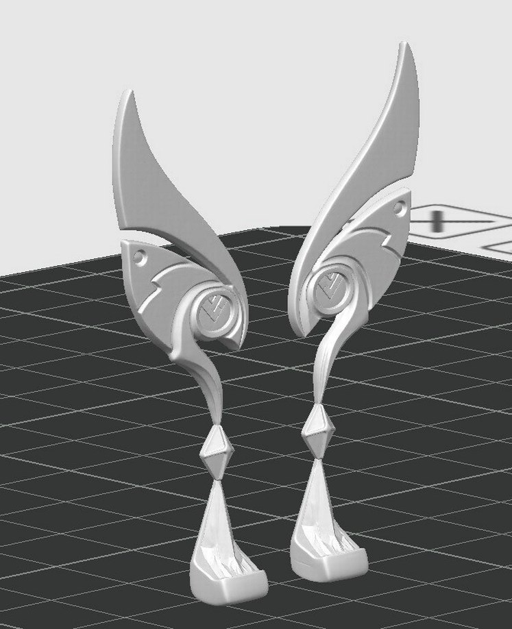 3D Genshin Impact Nefer Küpesi - Nefer Cosplay Baş Aksesuarı - Görsel 2