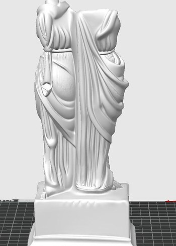 3D Başsız Antik Tanrıça Heykeli - Görsel 3