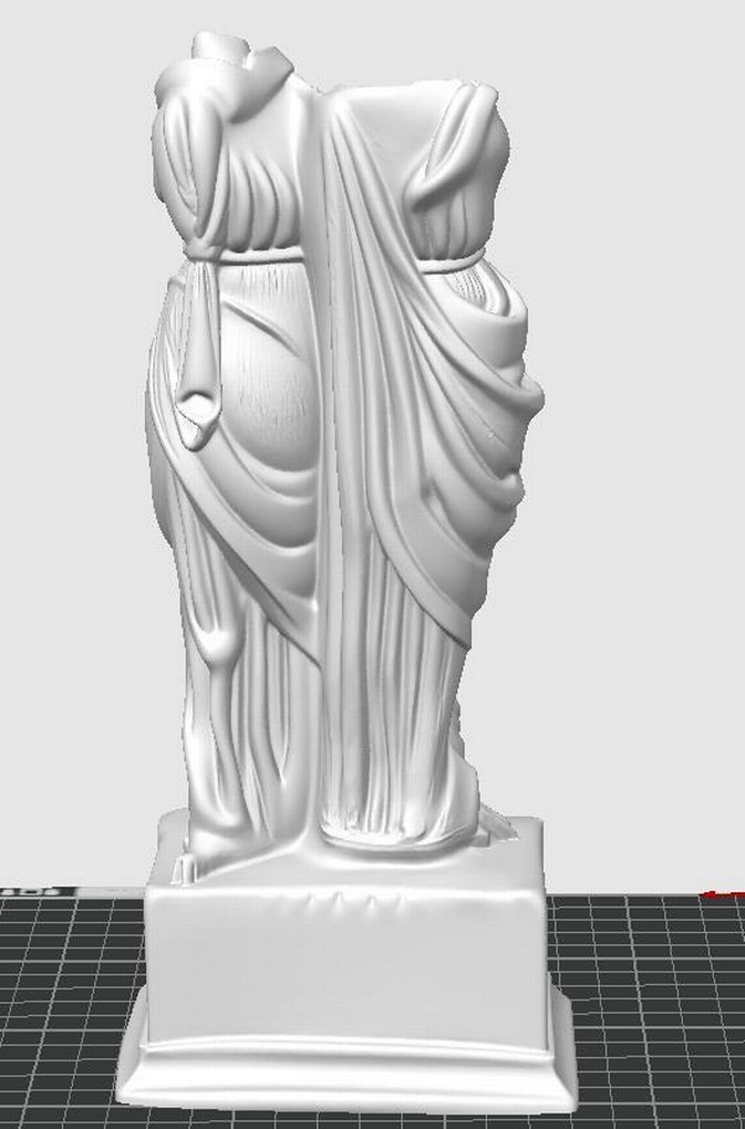 3D Başsız Antik Tanrıça Heykeli - Görsel 3