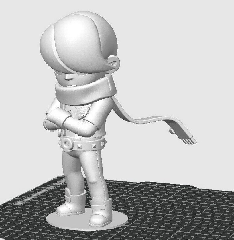 3D Brawl Stars Edgar Figürü - Görsel 3