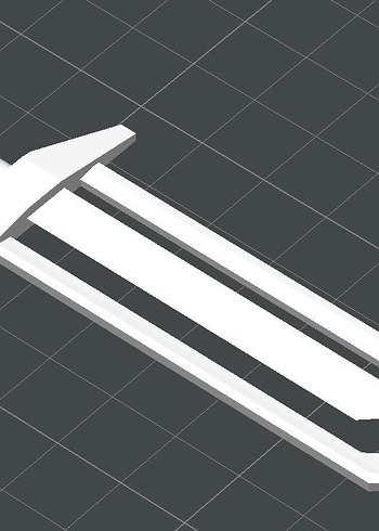 3D Epik Savaşçı Kılıcı Kitap Ayracı - Görsel 2