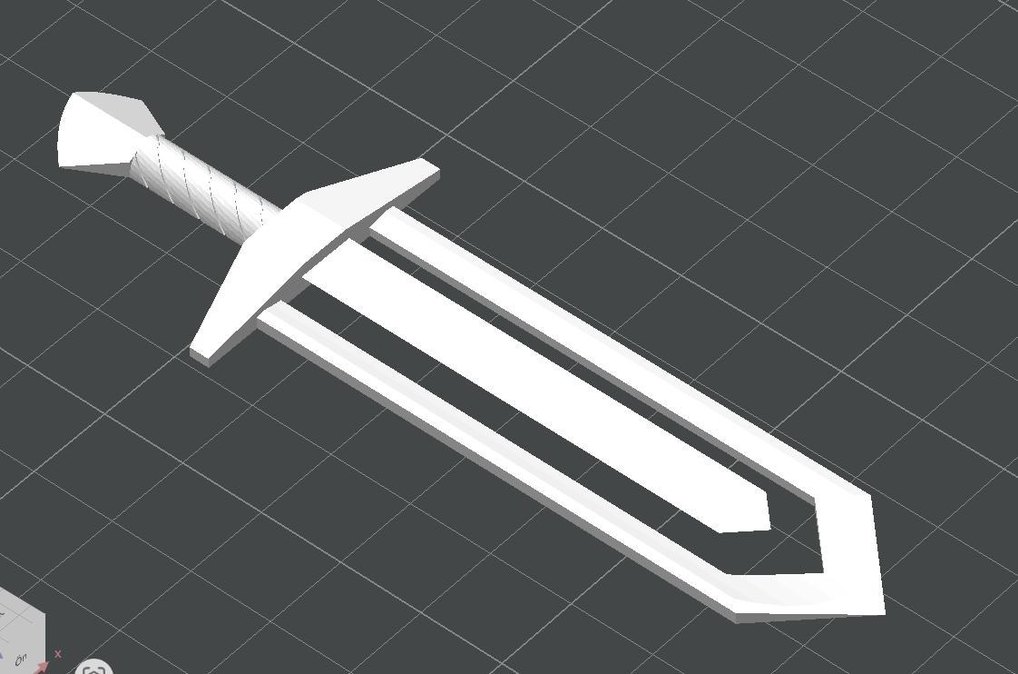 3D Epik Savaşçı Kılıcı Kitap Ayracı - Görsel 2