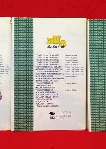 Nuri Özbalkan & Büyük İngilizce-Türkçe Sözlük 3 cilt takım - Görsel 3