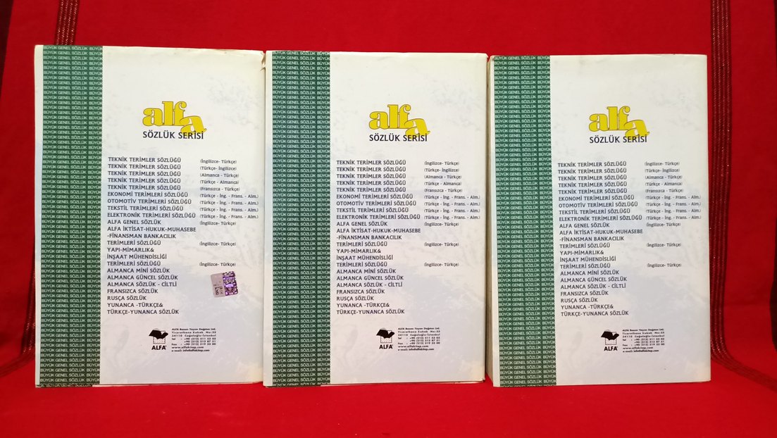 Nuri Özbalkan & Büyük İngilizce-Türkçe Sözlük 3 cilt takım - Görsel 3