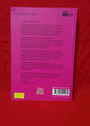 Elif Şafak - Aşk - Görsel 2