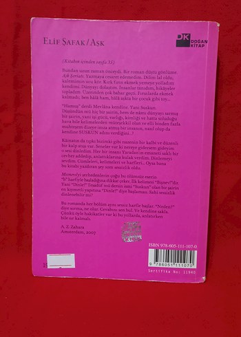 Elif Şafak - Aşk - Görsel 2