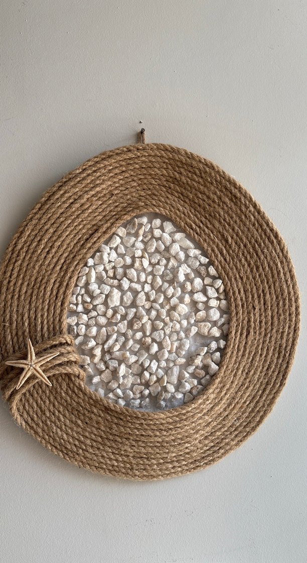 Deniz Yıldızlı Bohem Halat Çerçeve - Görsel 2