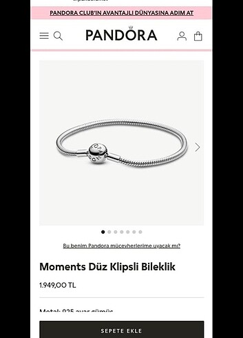 Pandora bileklik