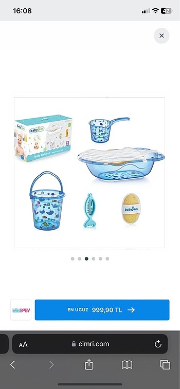 Bebek banyo aksesuarları