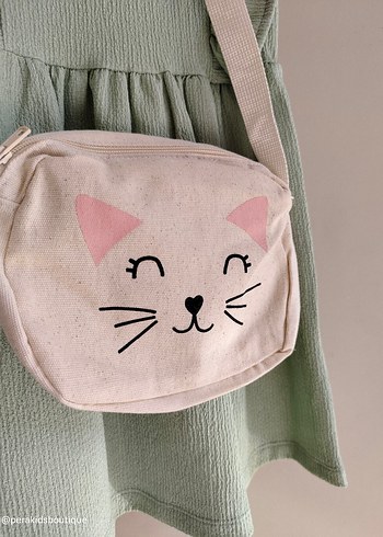 Çantalı kız çocuk elbise - Görsel 6