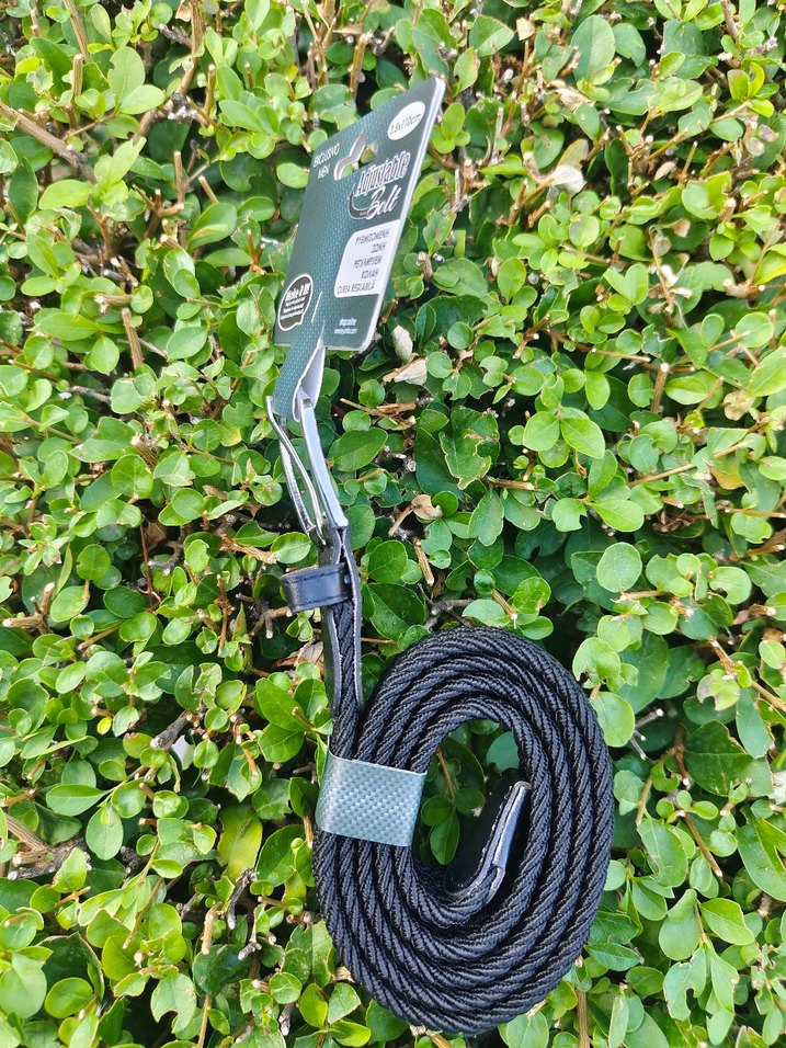 Siyah Ayarlanabilir Erkek/kadın Kemer - Görsel 4