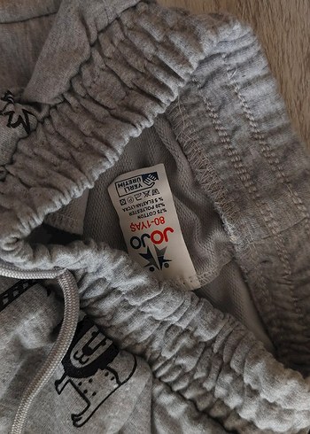 siyah Baskılı Erkek Çocuk Eşofman Altı 2li fiyat - Görsel 5