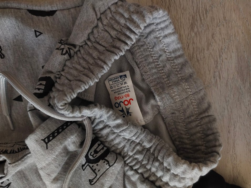 siyah Baskılı Erkek Çocuk Eşofman Altı 2li fiyat - Görsel 5