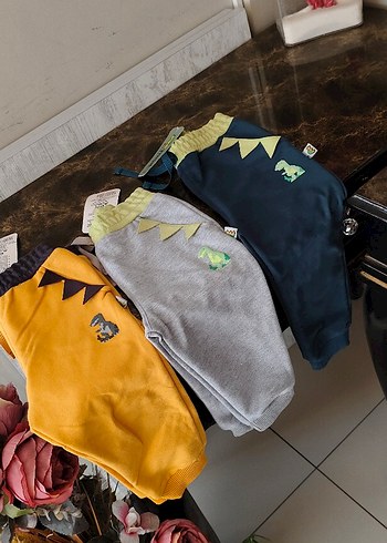 Erkek Çocuk Sarı Baskılı Pantolon - Görsel 6