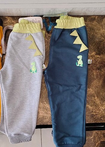 Erkek Çocuk Sarı Baskılı Pantolon - Görsel 7