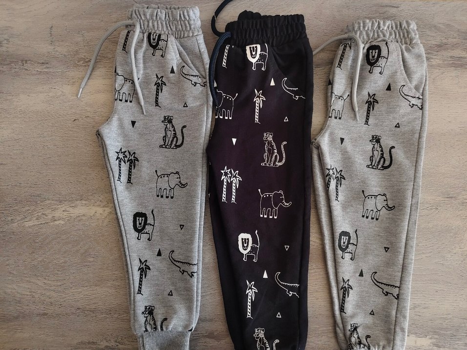 Baskılı Gri Erkek Çocuk Eşofman Altı 2li fiyattır - Görsel 5