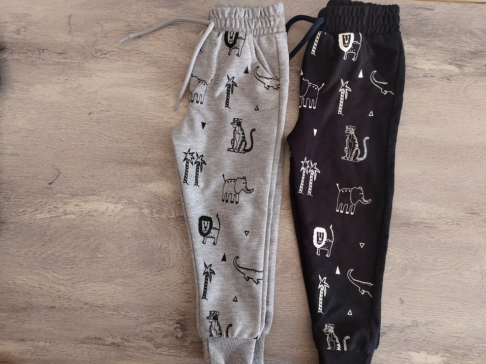 Baskılı Gri Erkek Çocuk Eşofman Altı 2li fiyattır - Görsel 3