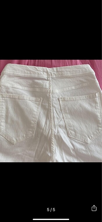 s Beden beyaz Renk Bershka pantolon