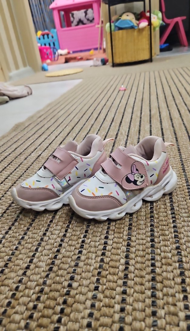 Kız Çocuk Minnie Mouse Renkli Spor Ayakkabı - Görsel 3