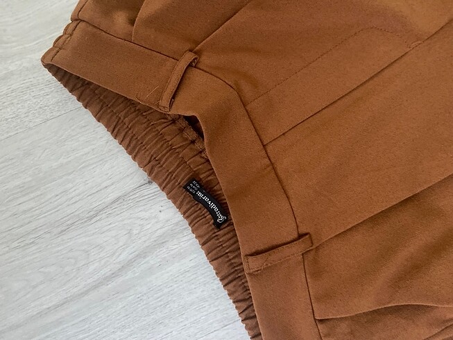 Stradivarius taba renk havuç pantolon - Görsel 2