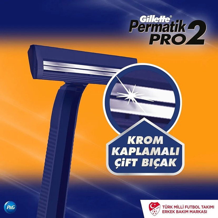 Gillette Permatik Pro2 (2 paket) - Görsel 3