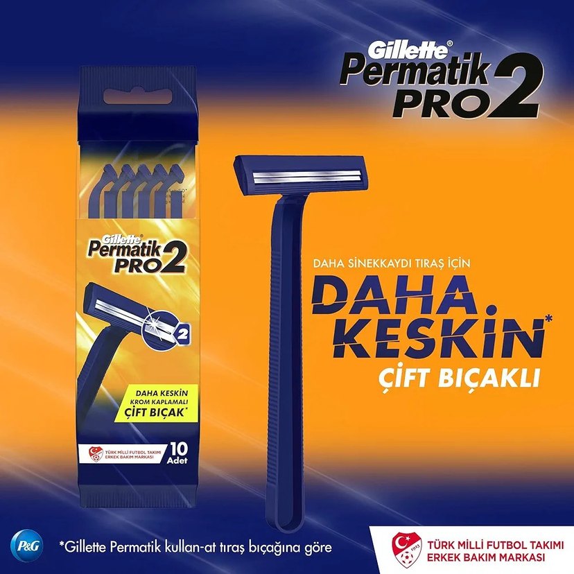 Gillette Permatik Pro2 (2 paket) - Görsel 2