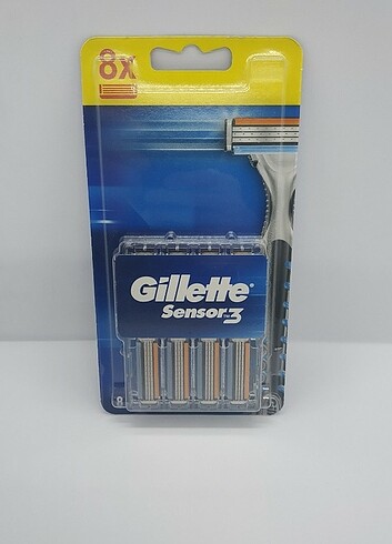 Gillette Sensor3 Yedek Traş Bıçağı 8'li Kutu