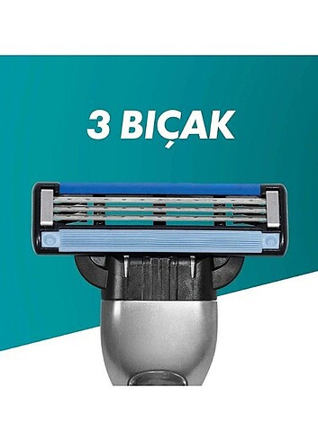 Gillette Mach3 Charcoal Yedek Bıçak 6+1