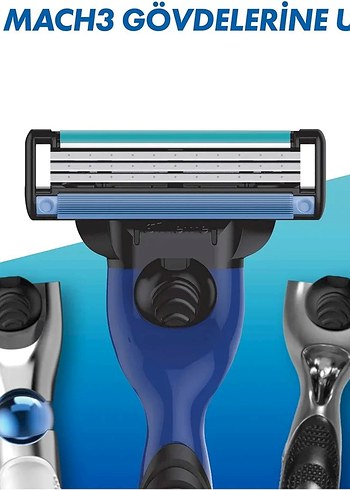 Gillette Mach3 Sport Yedek Traş Bıçağı 2+1 - Görsel 6