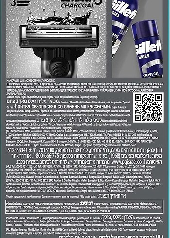 Gillette Mach3 Charcoal Yedek Bıçak 2+1 - Görsel 8