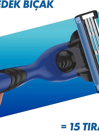 Gillette Mach3 Sport 15'li Yedek Tıraş Bıçağı - Görsel 6