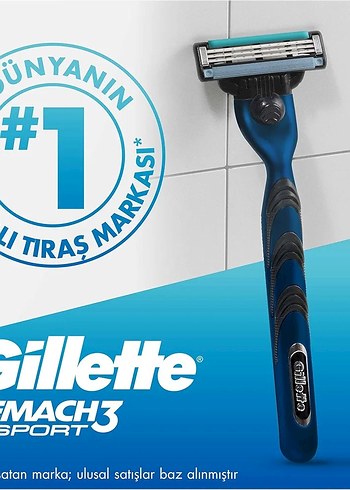 Gillette Mach3 Sport 15'li Yedek Tıraş Bıçağı - Görsel 8