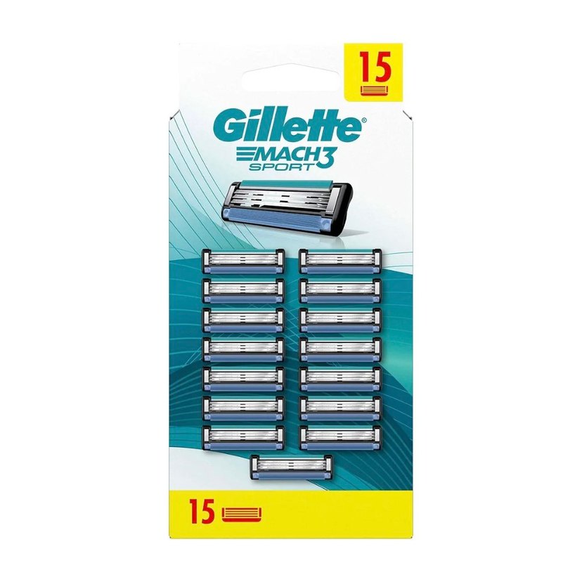 Gillette Mach3 Sport 15'li Yedek Tıraş Bıçağı - Görsel 2