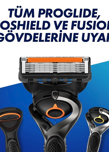 Gillette Fusion Proglide Yedek Traş Bıçağı (2 kutu) - Görsel 5