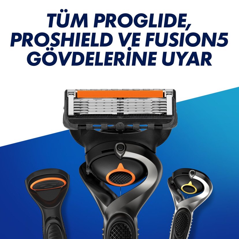 Gillette Fusion Proglide Yedek Traş Bıçağı (2 kutu) - Görsel 5