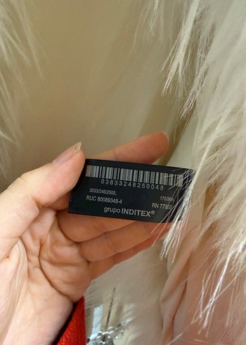 zara Beyaz Kürk Detaylı Midi Yün Yelek - Görsel 4