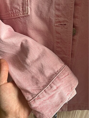 m Beden zata pembe kot ceket
