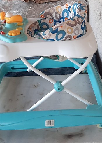 Beden Renkli Mavi Bebek Yürüteci