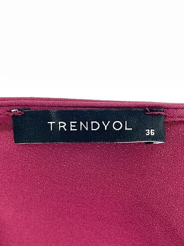 36 Beden bordo Renk Trendyol & Milla Uzun Elbise %70 İndirimli.