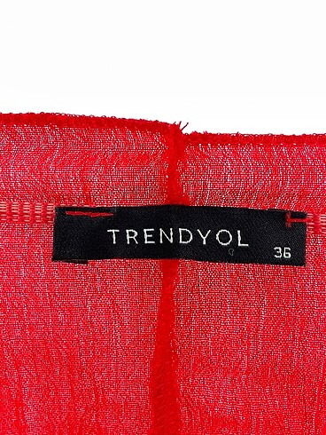 36 Beden kırmızı Renk Trendyol & Milla Mini Elbise %70 İndirimli.
