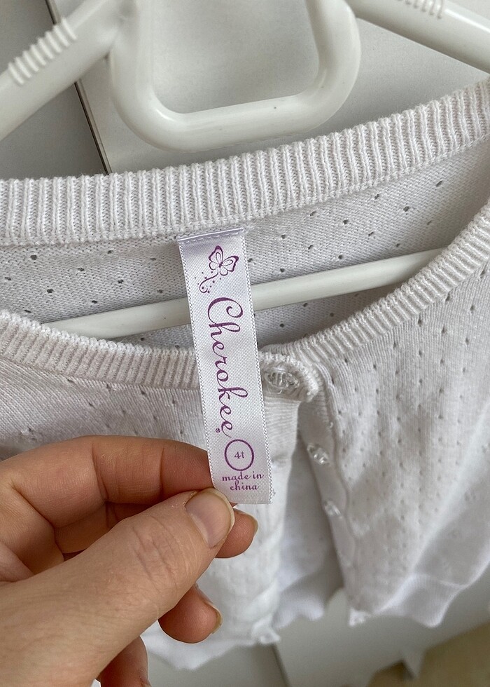 Cheeroke beyaz hırka - Görsel 2