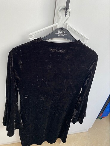 Kadife elbise - Görsel 5