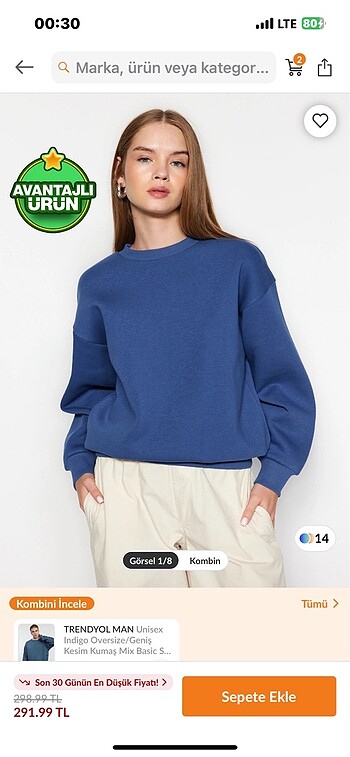 Trendyol milla swetshirt