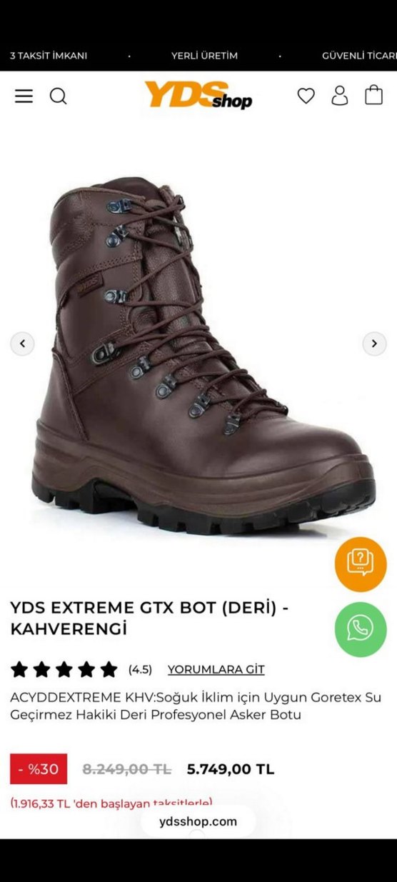 YDS SOĞUK İKLİM ASKERI BOT - Görsel 3