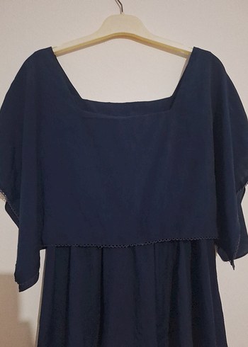 Kiabi Lacivert Mini Salaş Bluz