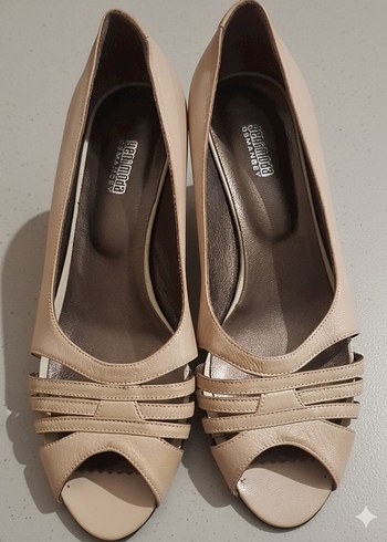 Önü Açık Topuklu Ayakkabı - Görsel 4