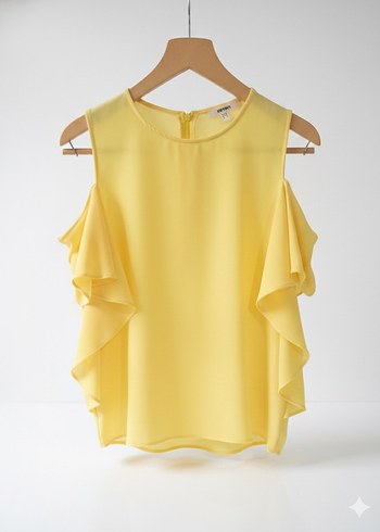 Düşük Omuzlu Bluz: - Görsel 2