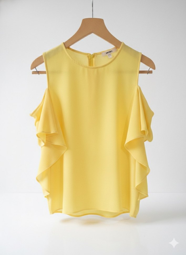 Düşük Omuzlu Bluz: - Görsel 2