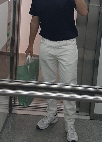 LC Waikiki LC Waikiki Loose Fit Beyaz Pantolon
