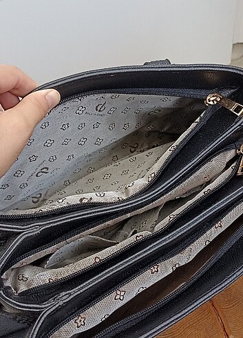 Büyük çok gözlü çanta - Görsel 5